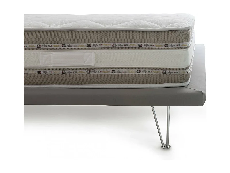 Dlea eenpersoonsmatras, afneembare matras in Memory Foam en Waterfoam Gel, 100% Made in Italy, anti-mijt en hypoallergeen, 90x190h27 cm