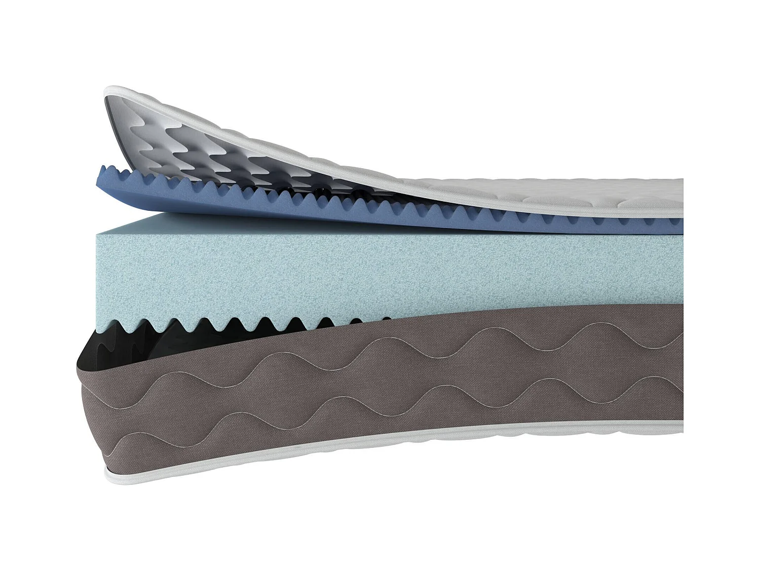 Matelas simple Dabarka, matelas Memory Foam, matelas ergonomique, matelas anti-acariens et hypoallergénique, 100% Made in Italy, 80x190xh21 cm