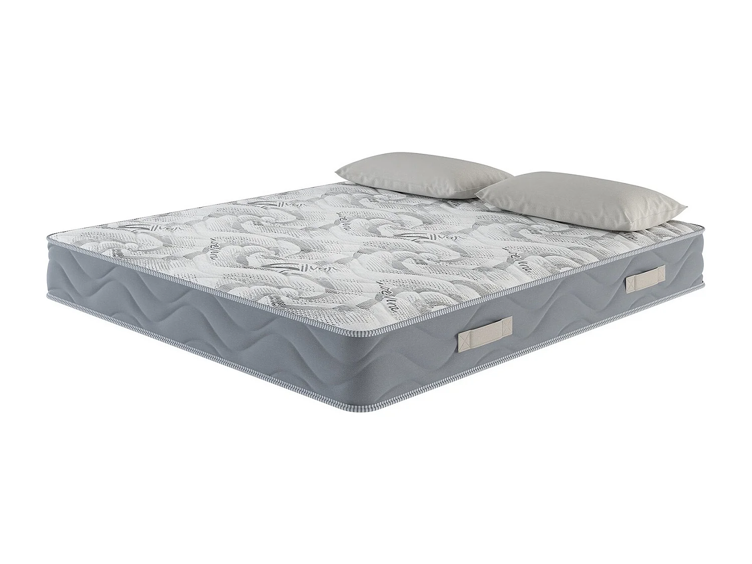 Matelas double Dcela, Matelas Trioform Memory Foam, Matelas ergonomique, Matelas anti-acariens et hypoallergénique, 100% Made in Italy, 120x200xh25 cm