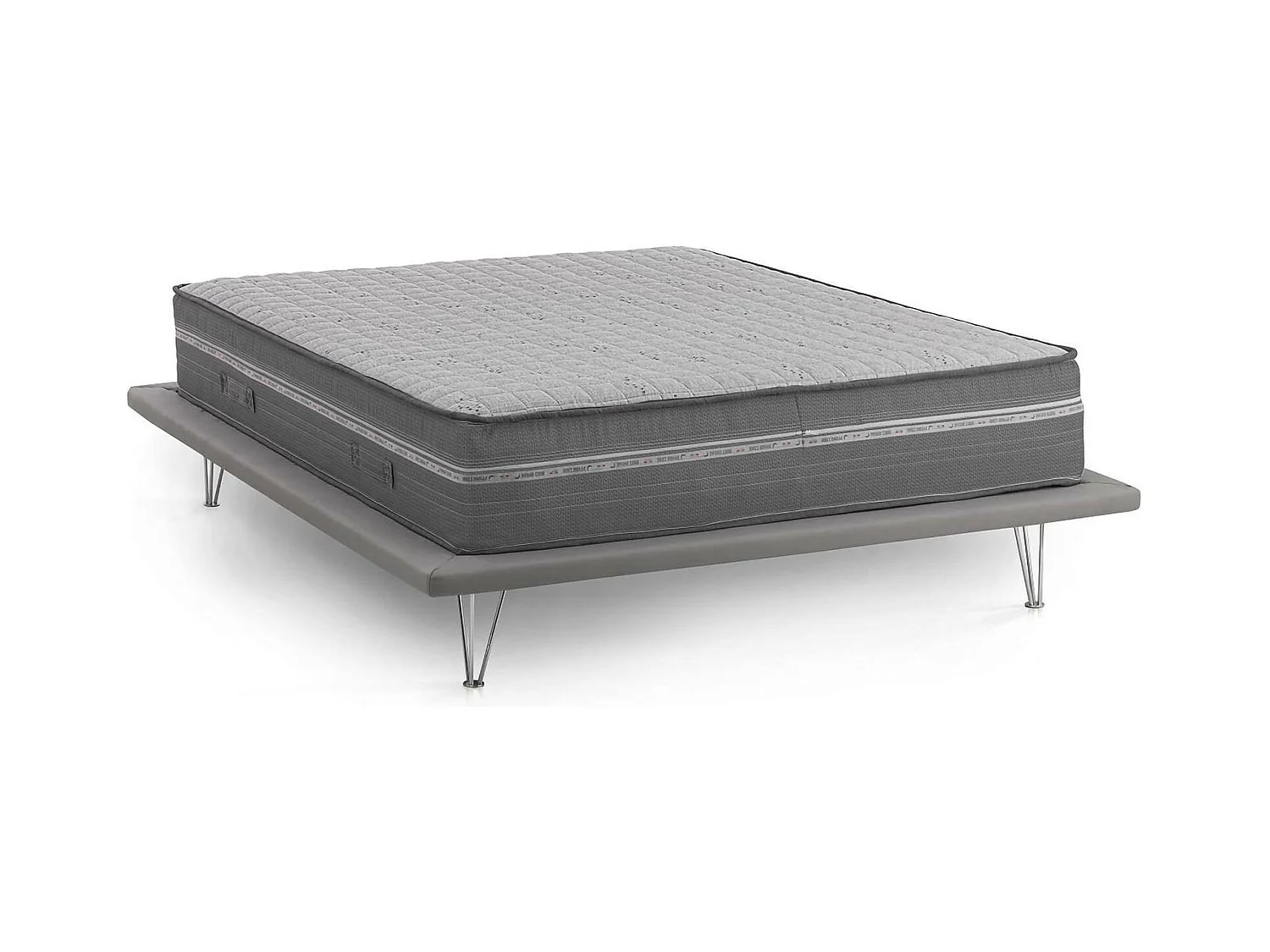 Matelas double Dastor, matelas en mousse à mémoire de forme et microressorts ensachés, 100% Made in Italy, anti-acariens et hypoallergénique, 160x190h32 cm