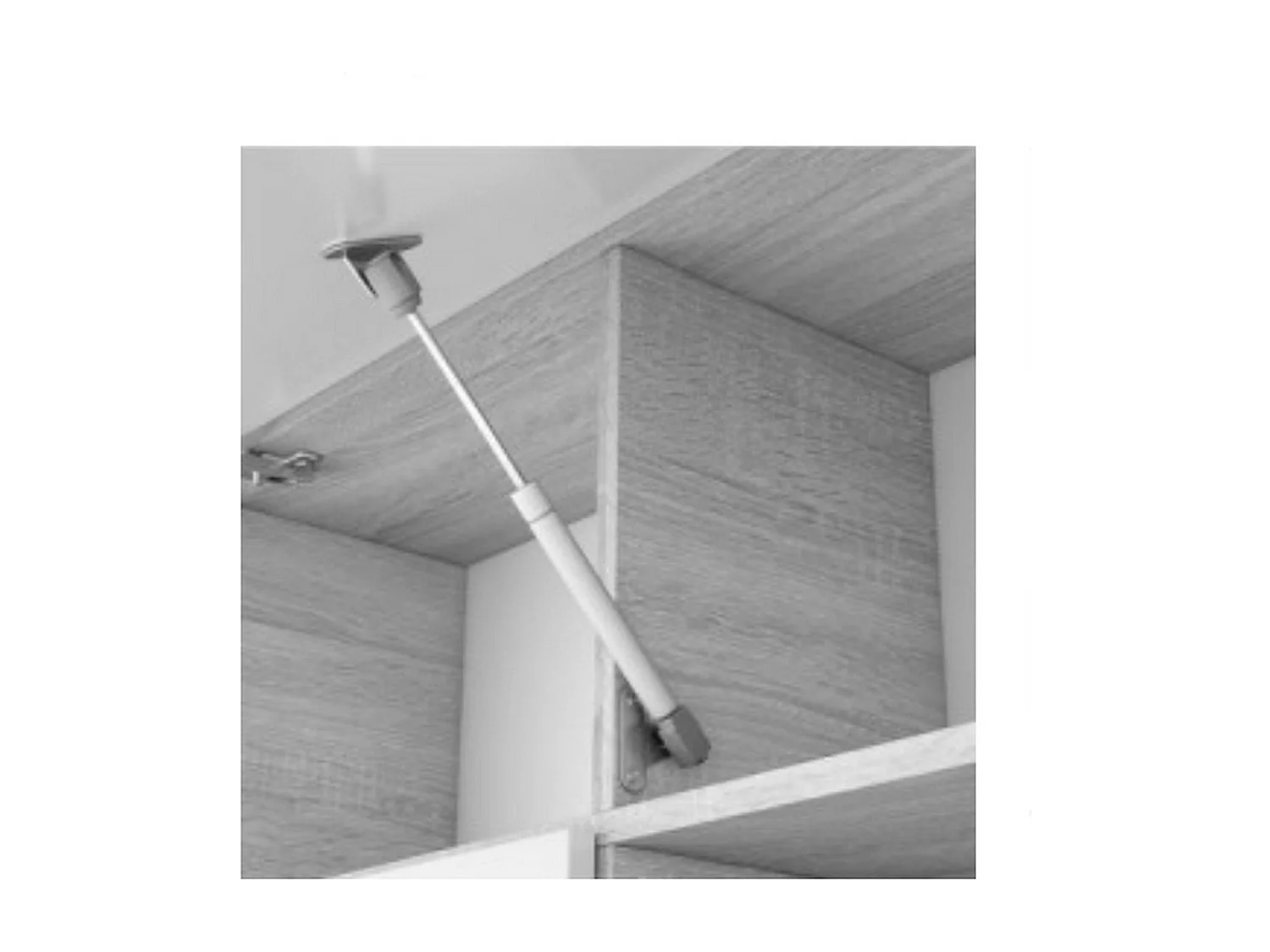 Unité murale en noyer, Ensemble de salon moderne, Meubles de salon polyvalents, 260x41h222 cm, Blanc