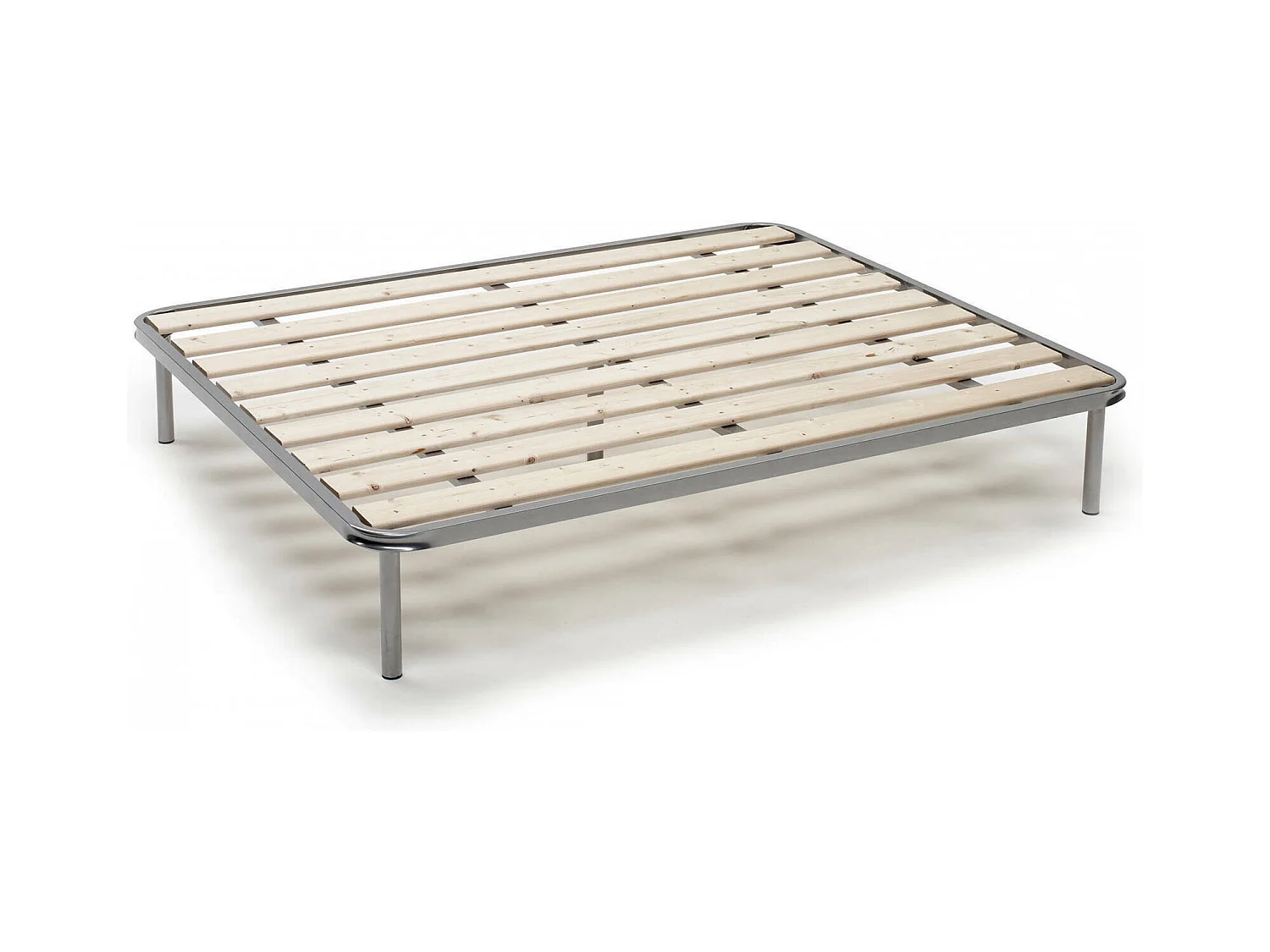 Sommier double Dabaun, Sommier orthopédique à lattes rabotées, 100% Made in Italy, 120x190h31 cm