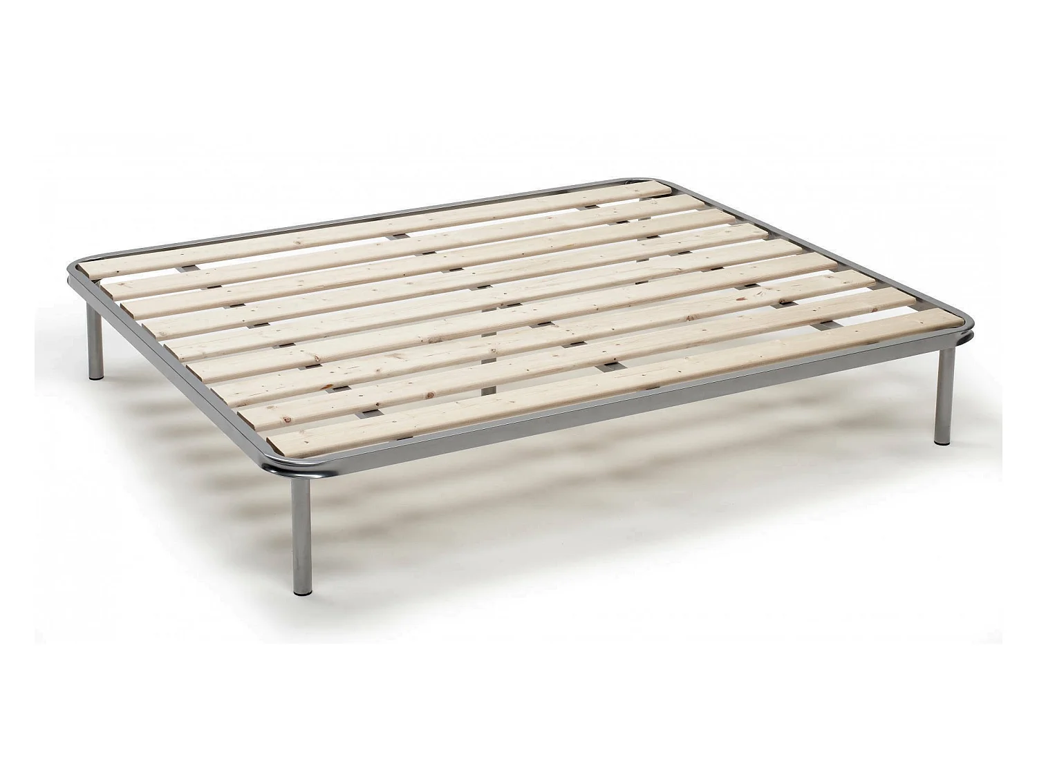 Sommier double Dabaun, Sommier orthopédique à lattes rabotées, 100% Made in Italy, 120x190h31 cm