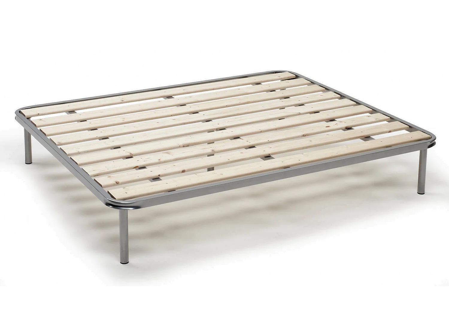 Sommier double Dabaun, Sommier orthopédique à lattes rabotées, 100% Made in Italy, 120x190h31 cm