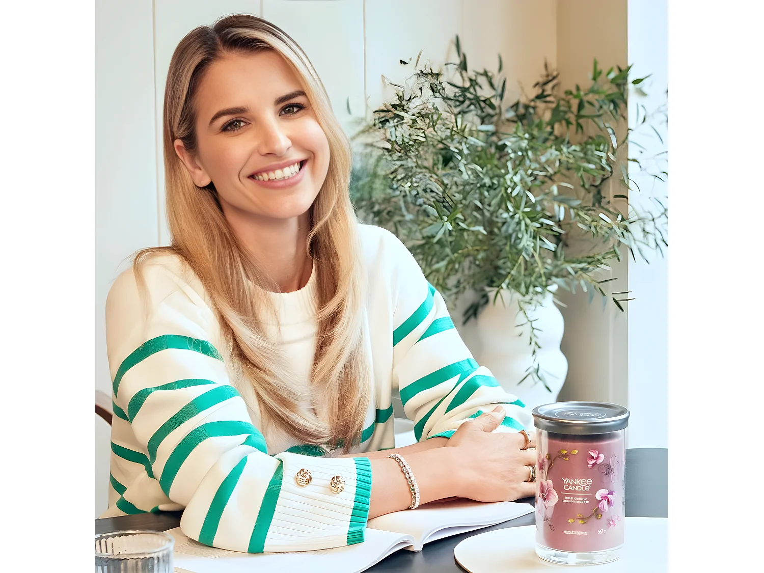 Bougie Signature Orchidée sauvage petit modèle