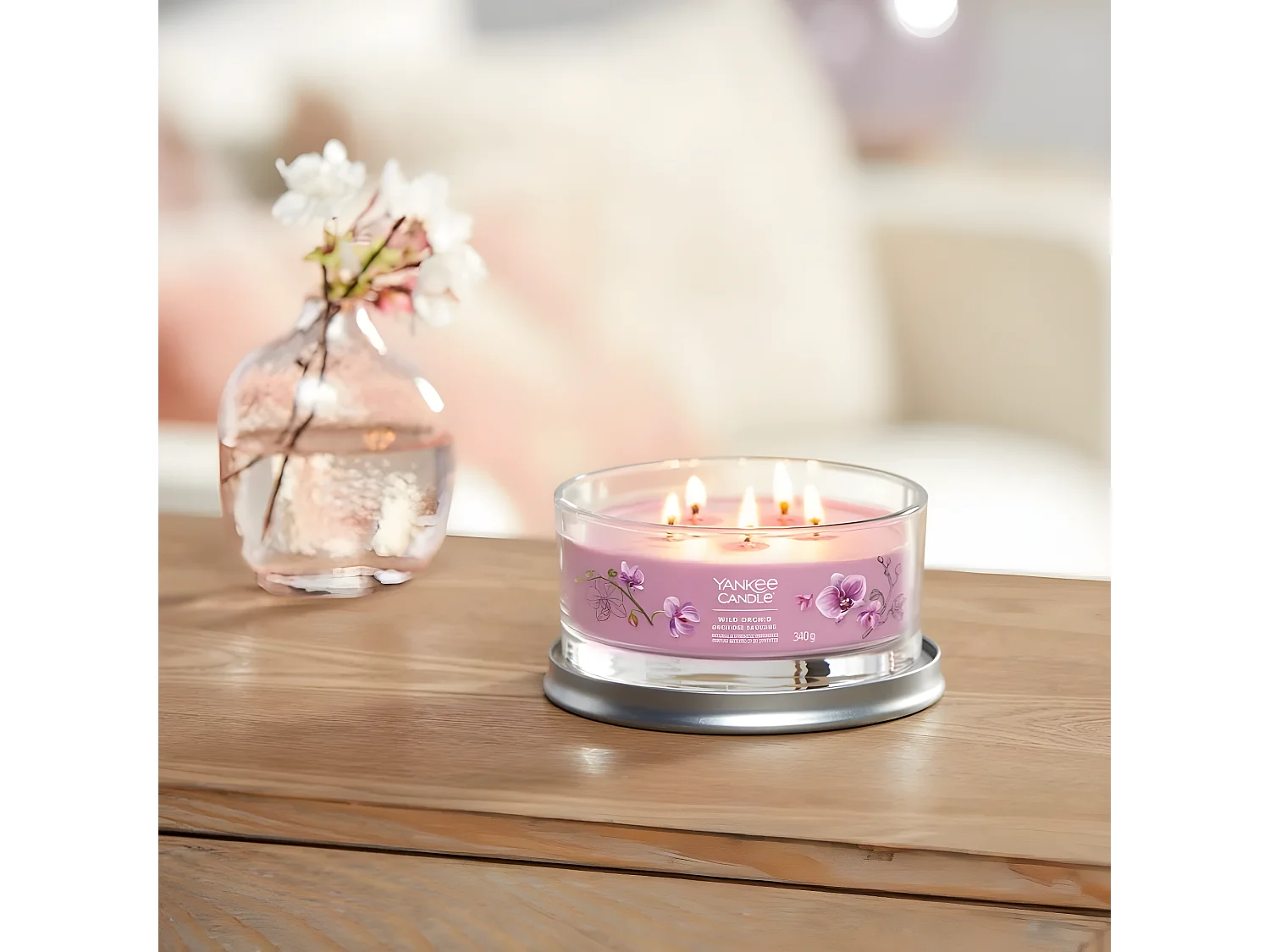 Bougie signature Orchidée sauvage 5 mèches