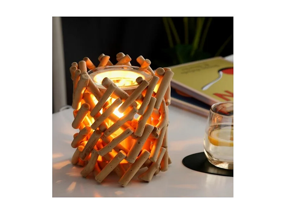 Diffuseur en bois par chaleur douce Calorya