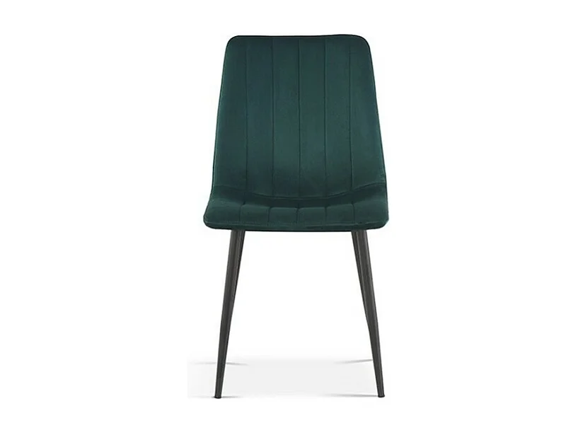 Cadeira BRUCE Veludo Verde, dimensões: H86 x L45 x P55 cm, ideal para uma sala de jantar design e moderna.