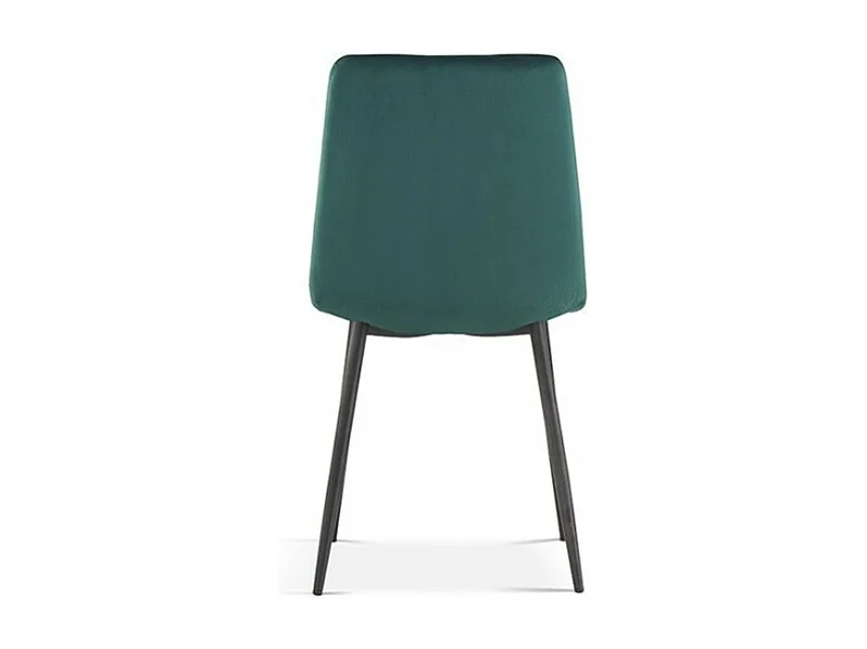 Cadeira BRUCE Veludo Verde, dimensões: H86 x L45 x P55 cm, ideal para uma sala de jantar design e moderna.