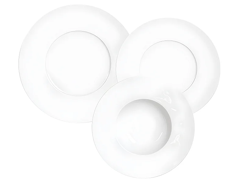 Service d'assiettes Zen 18 pièces