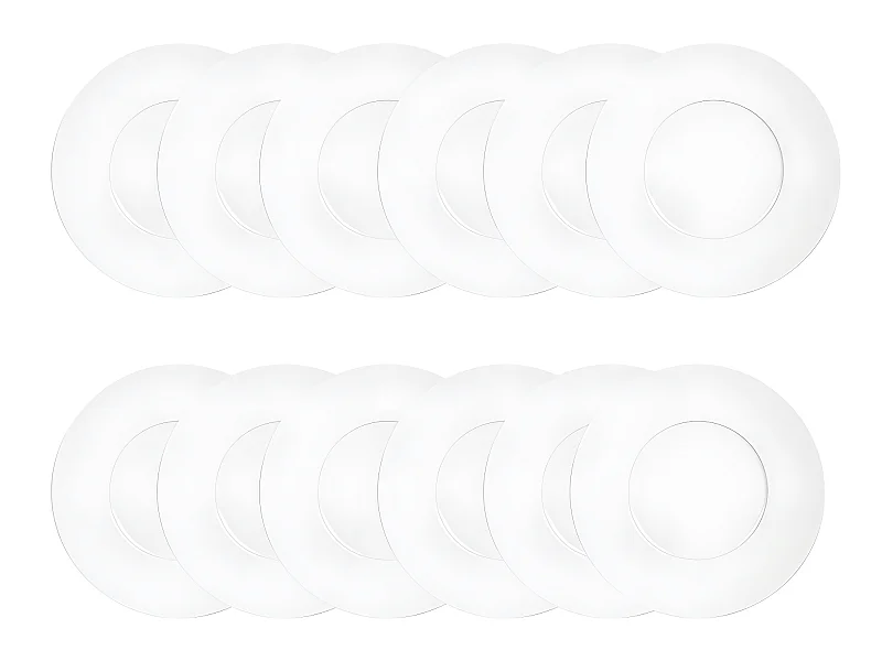 Service d'assiettes Zen 12 pièces