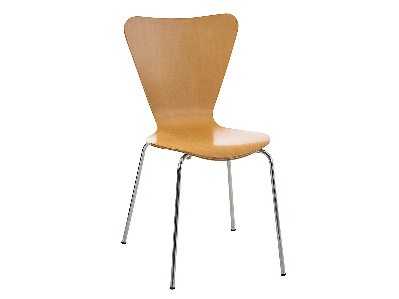 Lot de 2 chaises métal marron 46 x 47 x 81 cm CDS10008