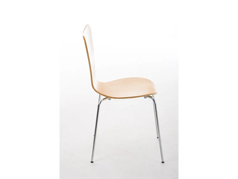 Lot de 2 chaises métal marron 46 x 47 x 81 cm CDS10008
