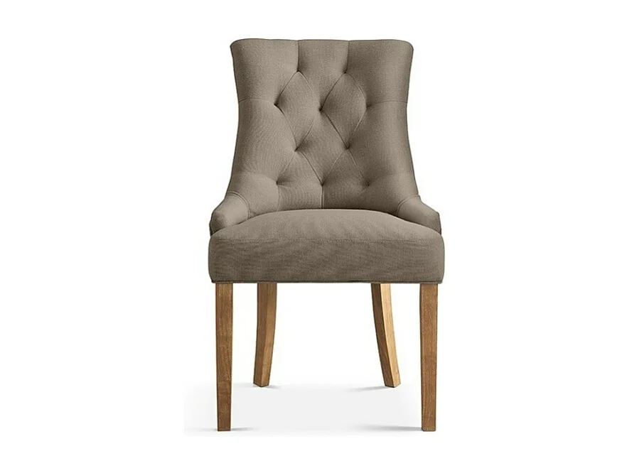 Silla ROYA Tela Color Topo, dimensiones H93 x L56 x P60 cm, ideal para tu cocina o comedor.