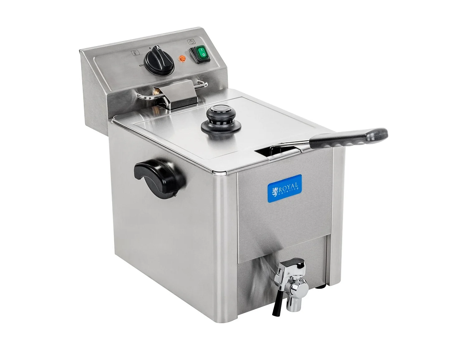 Friteuse acier inox 1 argenté 47 x 31 x 38 cm 3614013