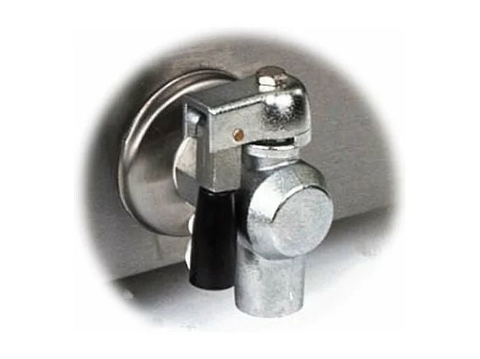 Freidora acero inoxidable 2 depósitos depósito de 16 litros y grifo de vaciado con resistencia extraíble 380 V profesional 3614029