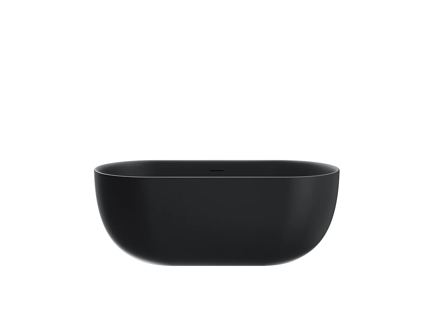 Bañera exenta LISBON negro  150 cm Mate