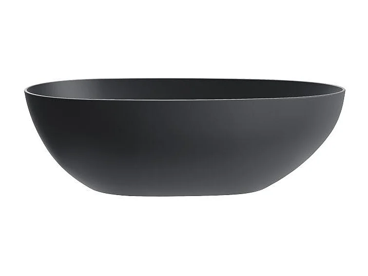 Vasca freestanding ovale FLORIDA nera opaca 180 cm