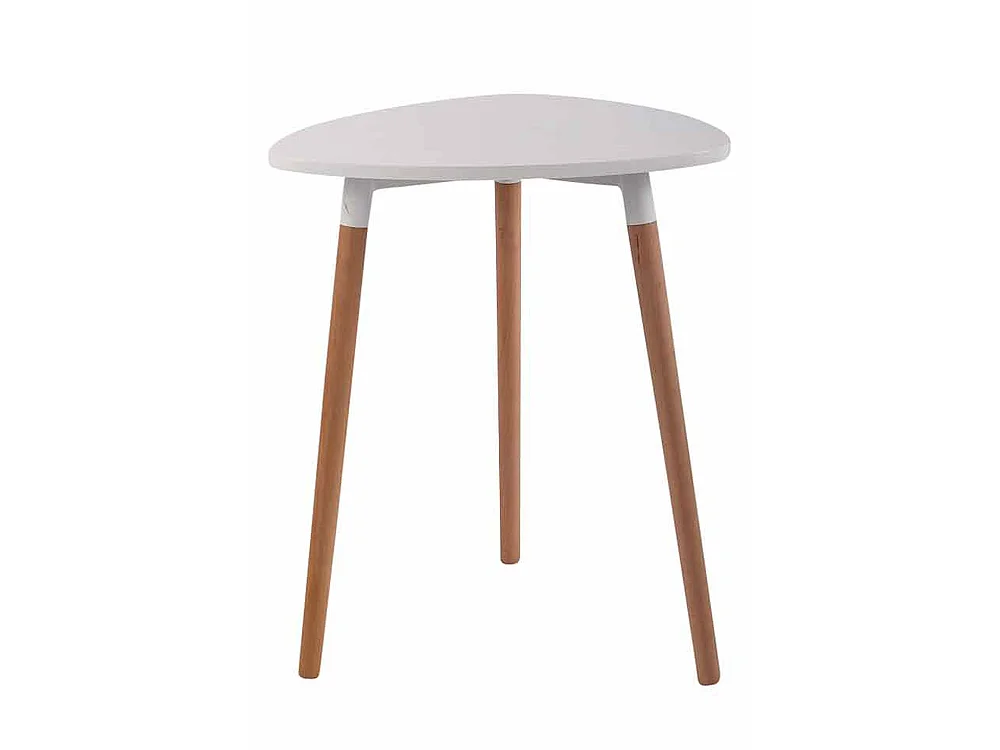Table de cuisine table bois blanche 60 x 60 x 75 cm TAB10061