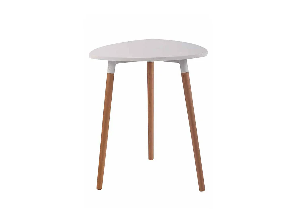Table de cuisine table bois blanche 60 x 60 x 75 cm TAB10061