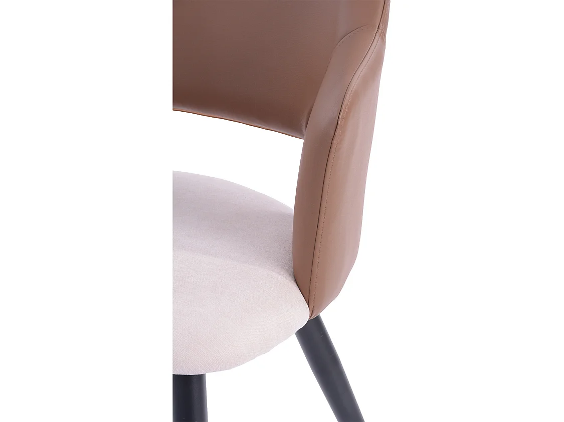 Lot de 2 chaise de salle à manger fauteuil de table industriel,akanji