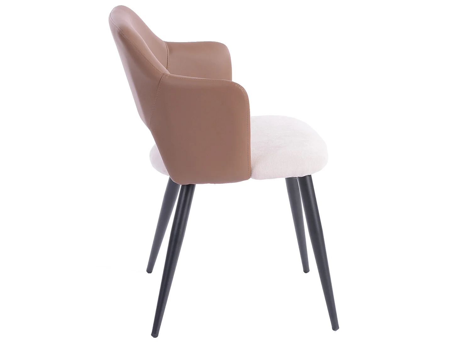 Lot de 2 chaise de salle à manger fauteuil de table industriel,akanji