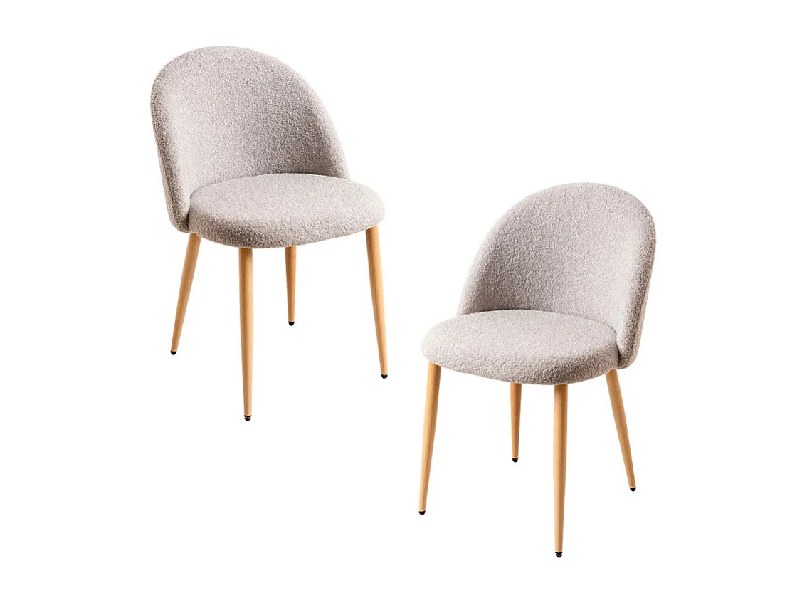 Packs Sillas Comedor - Pack 2 Sillas Vint Borreguito - Gris