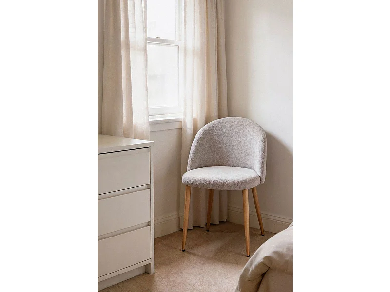 Sillas Comedor - Silla Vint Borreguito - Gris