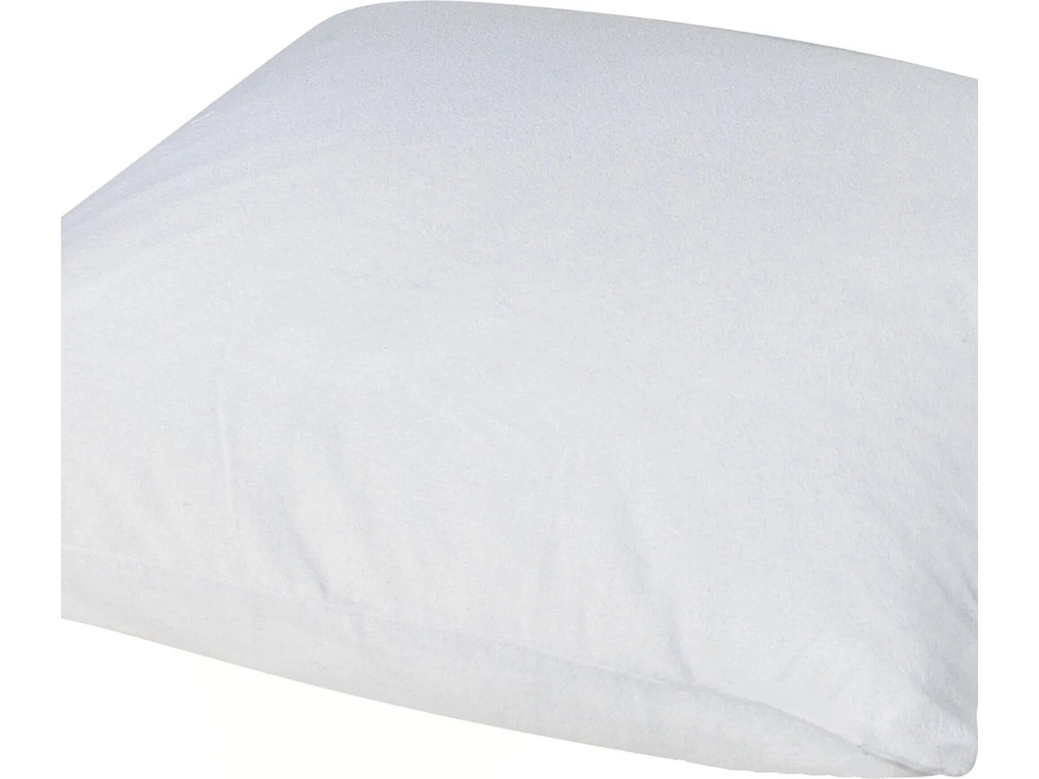 Lot de 2 protège oreillers molleton 100% coton bio 65x65