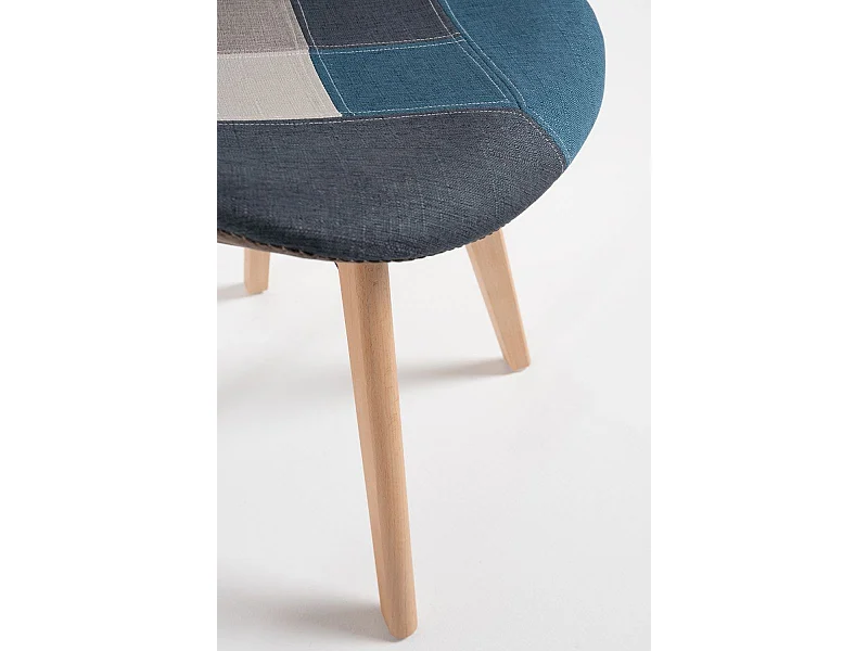 Sillas Comedor - Silla Synk Patchwork - Azul