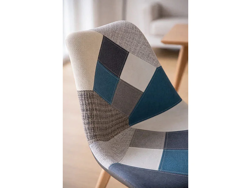 Sillas Comedor - Silla Synk Patchwork - Azul