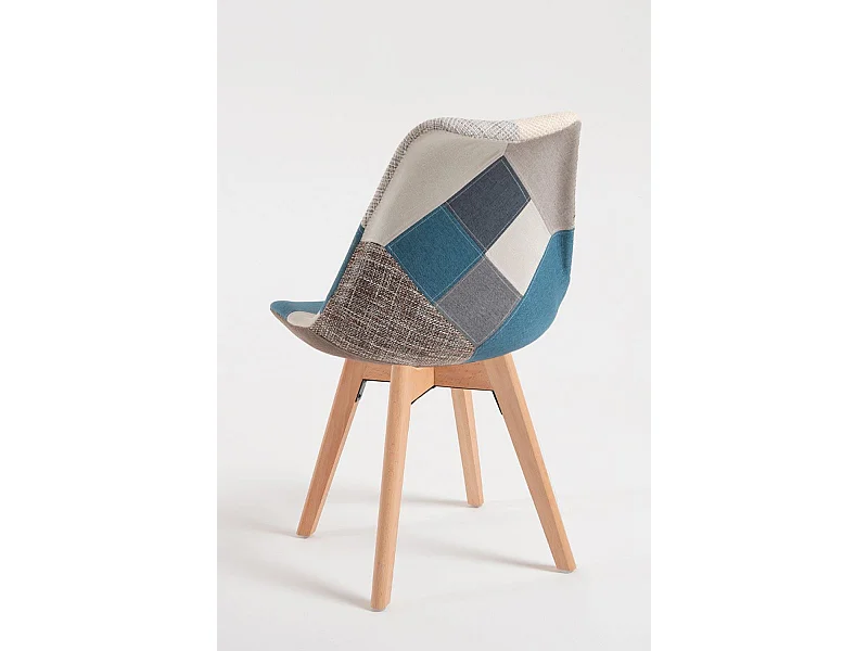 Sillas Comedor - Silla Synk Patchwork - Azul