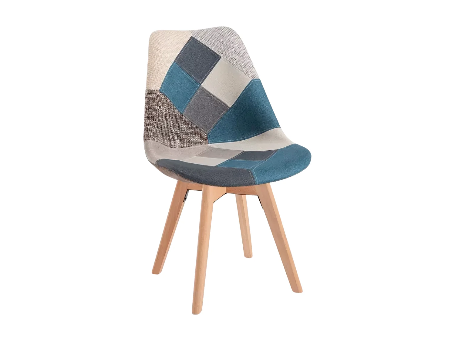 Sillas Comedor - Silla Synk Patchwork - Azul