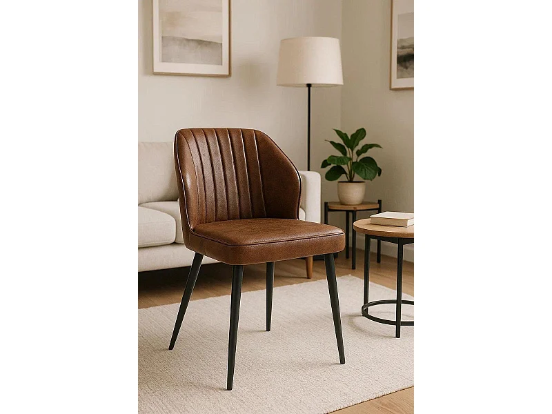 Sillas Comedor - Silla Wenye - Marrón