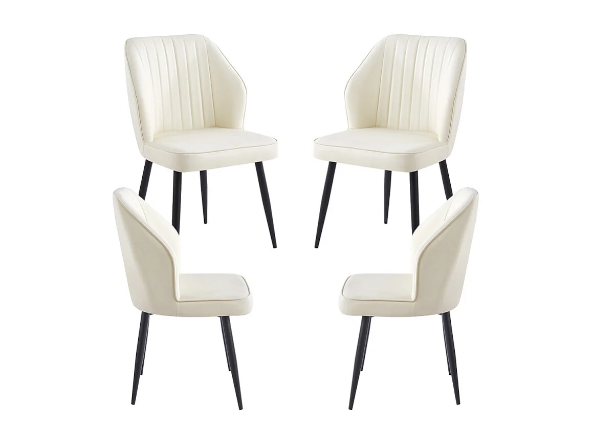 Packs Sillas Comedor - Pack 4 Sillas Wenye - Blanco