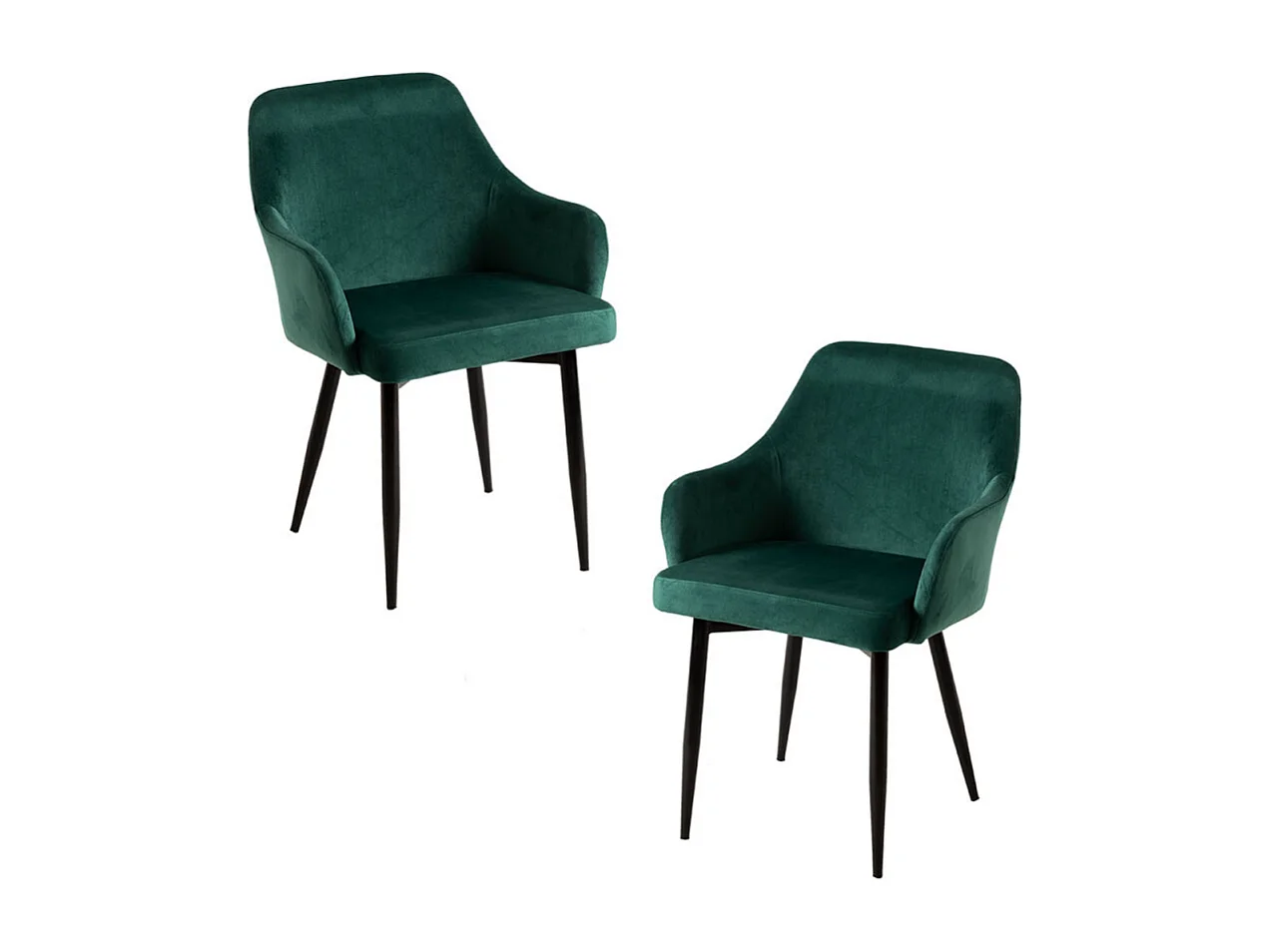 Packs Sillas Comedor - Pack 2 Sillas Puan Terciopelo - Verde