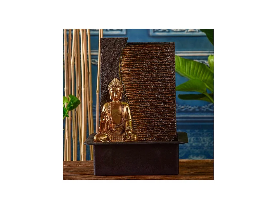 Fontaine en résine avec bouddha Jati