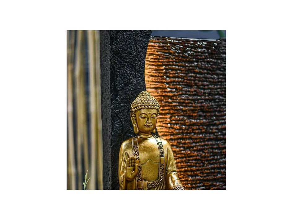 Fontaine en résine avec bouddha Jati