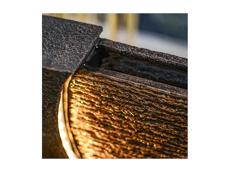 Springbrunnen aus Kunstharz mit Buddha Jati