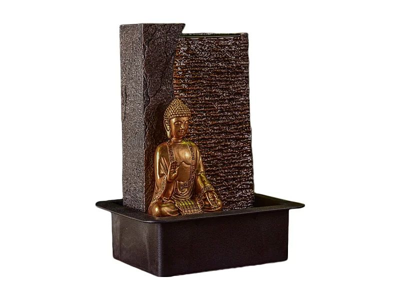 Fuente de resina con el Buda Jati