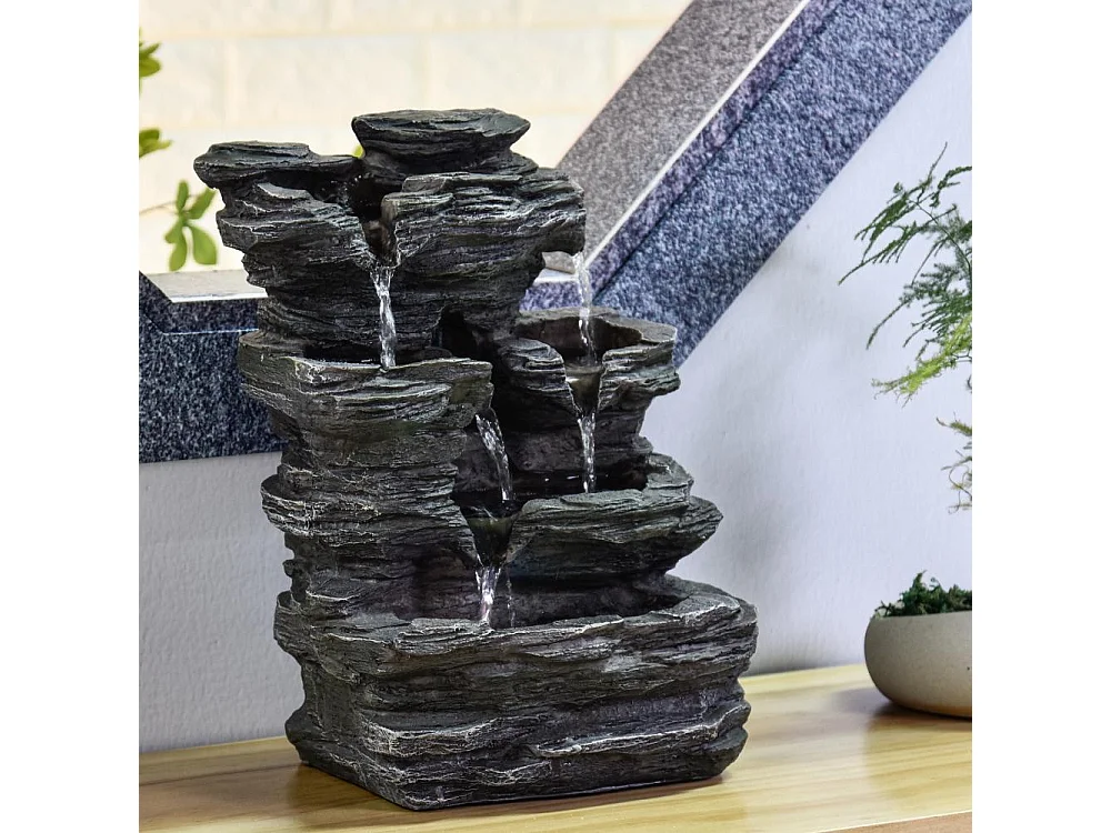 Fontana da interno Pietra con illuminazione a LED