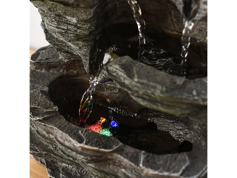 Fontana da interno Pietra con illuminazione a LED