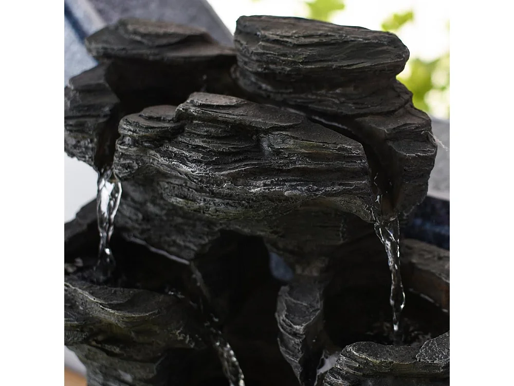 Fontana da interno Pietra con illuminazione a LED