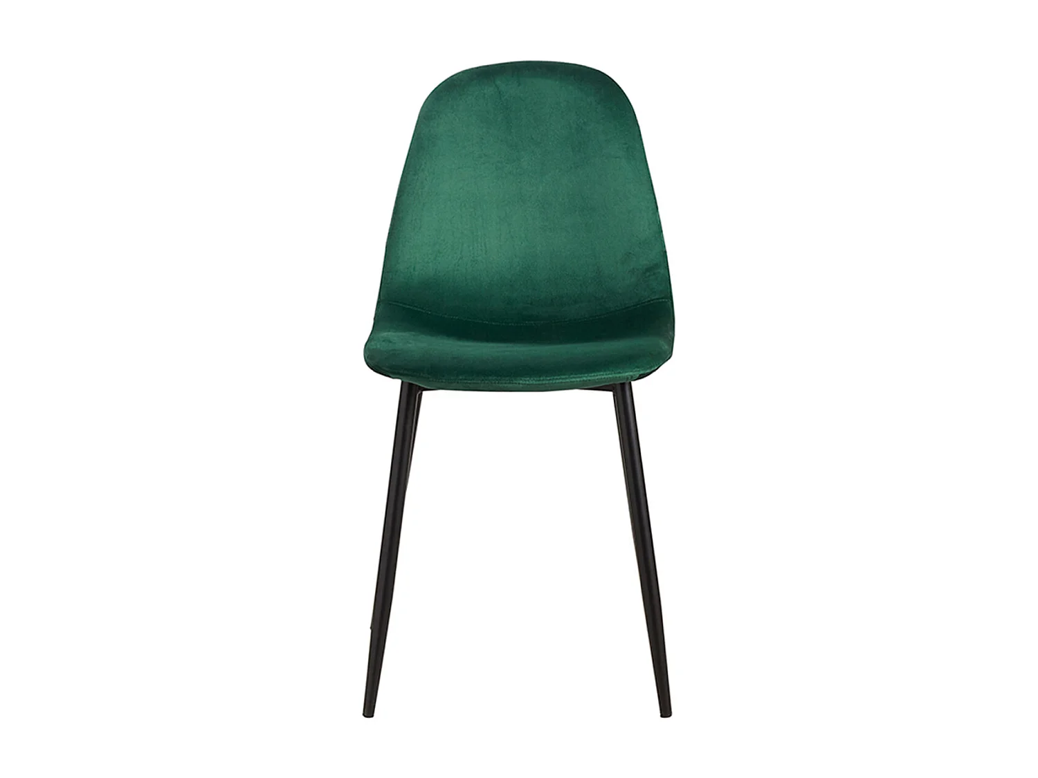 Silla Teok Black Terciopelo - Verde