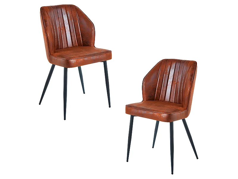 Packs Sillas Comedor - Pack 2 Sillas Wenye - Marrón