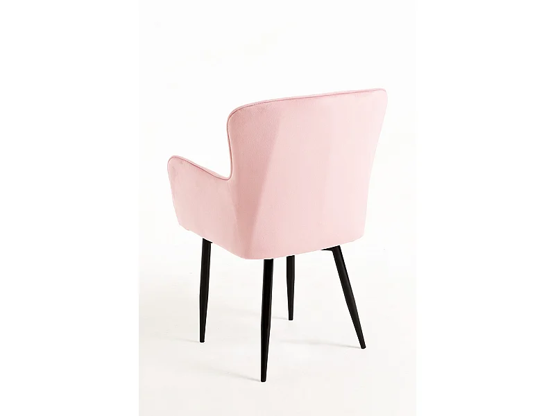 Sillas Comedor - Silla Dalye Terciopelo - Rosa