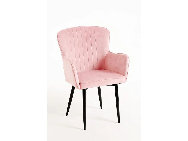 Sillas Comedor - Silla Dalye Terciopelo - Rosa
