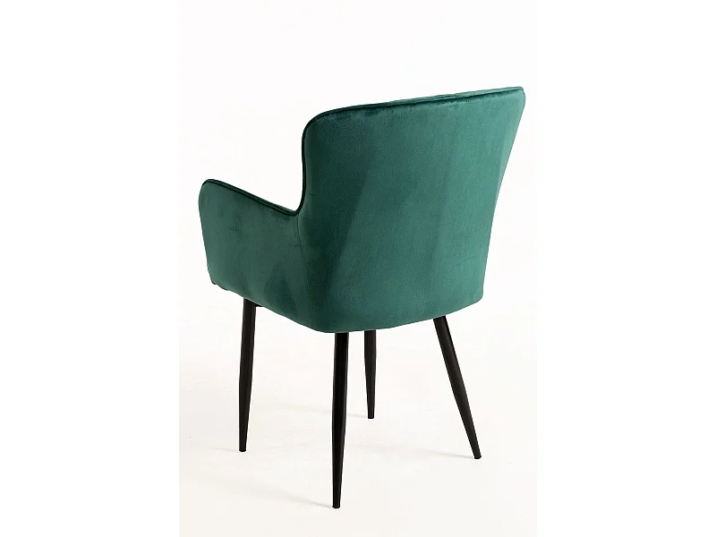 Sillas Comedor - Silla Dalye Terciopelo - Verde