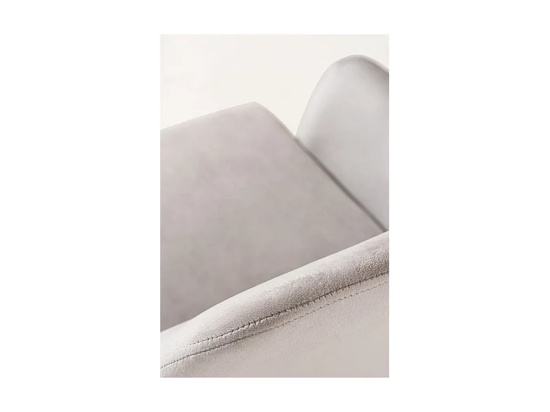 Sillas Comedor - Silla Puan Terciopelo - Gris claro