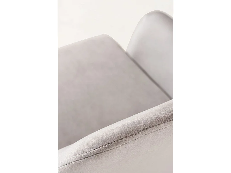 Sillas Comedor - Silla Puan Terciopelo - Gris claro
